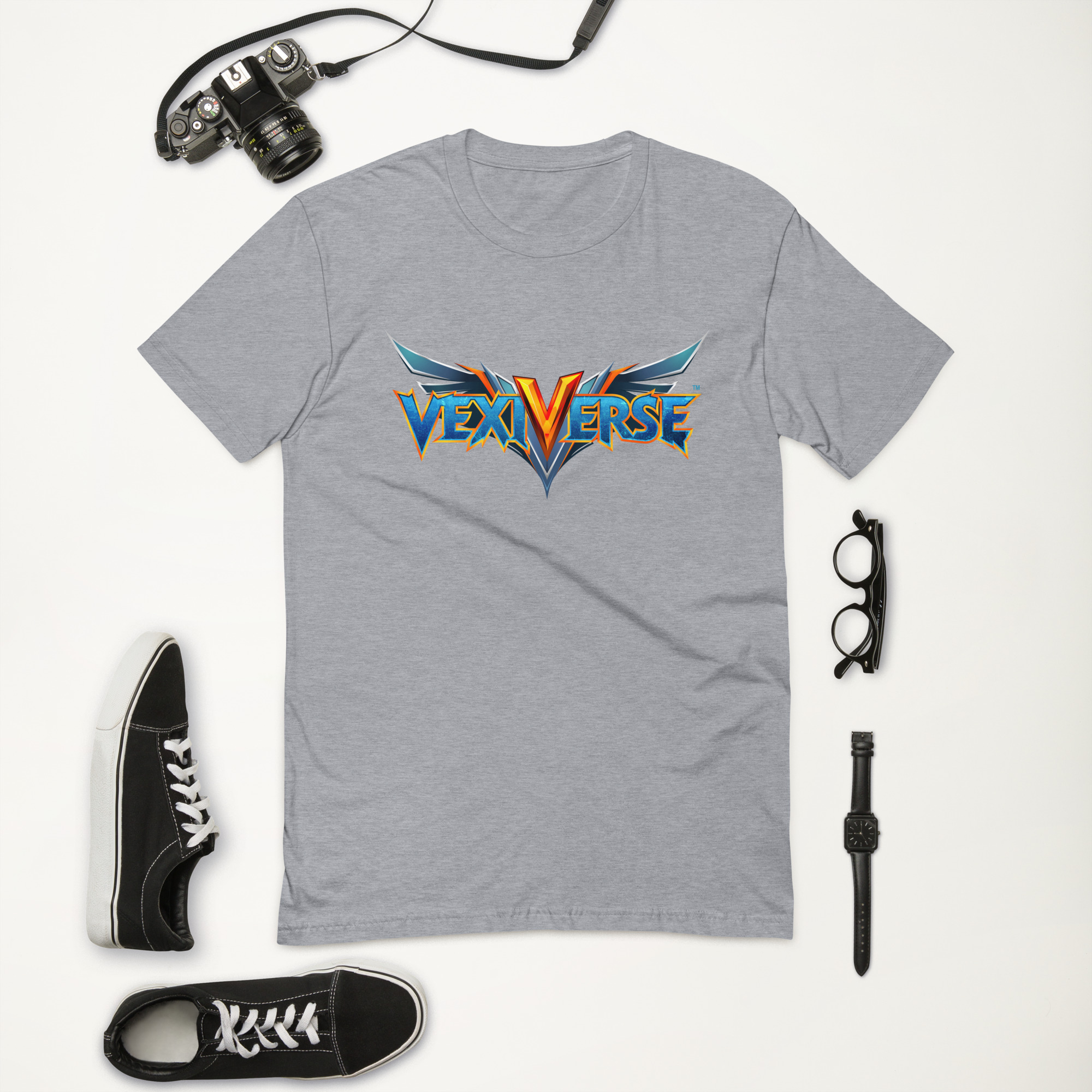 Vexiverse Logo T-Shirt (Next Level 3600) - Image 5